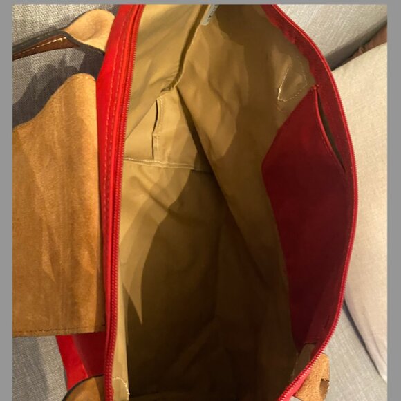 Longchamp Le Pliage Red Tote (Large) - Picture 4 of 4